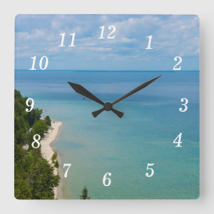 Mackinac Island Skyview Wall Clock