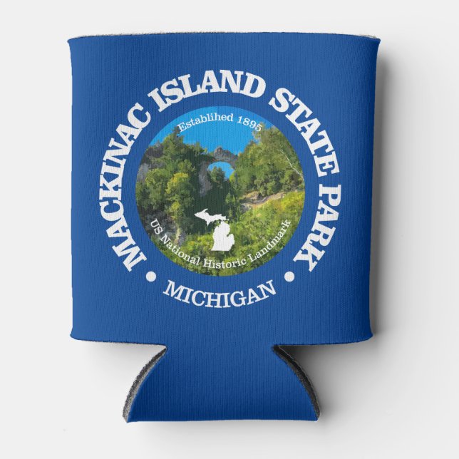 Mackinac Island SP Can Cooler (Front)