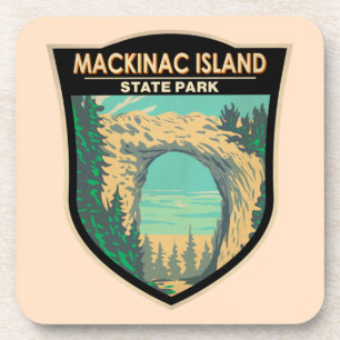 Mackinac Island State Park Michigan Arch Rock  Coaster