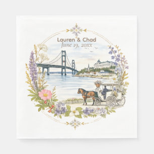 Mackinac Island Wedding Napkins
