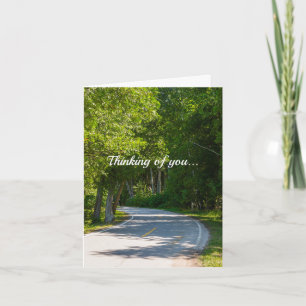 Mackinac Lake Shore Drive Thinking Of You Card