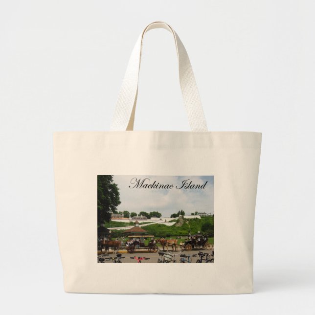 Mackinac Large Tote Bag (Front)
