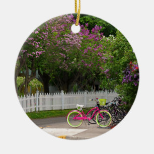 Mackinac Main Street Ceramic Ornament