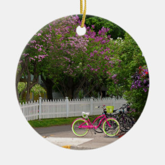 Mackinac Main Street Ceramic Ornament