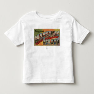 Mackinac, Michigan - Large Letter Scenes Toddler T-Shirt