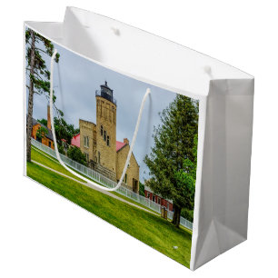 Mackinac Point Light Large Gift Bag