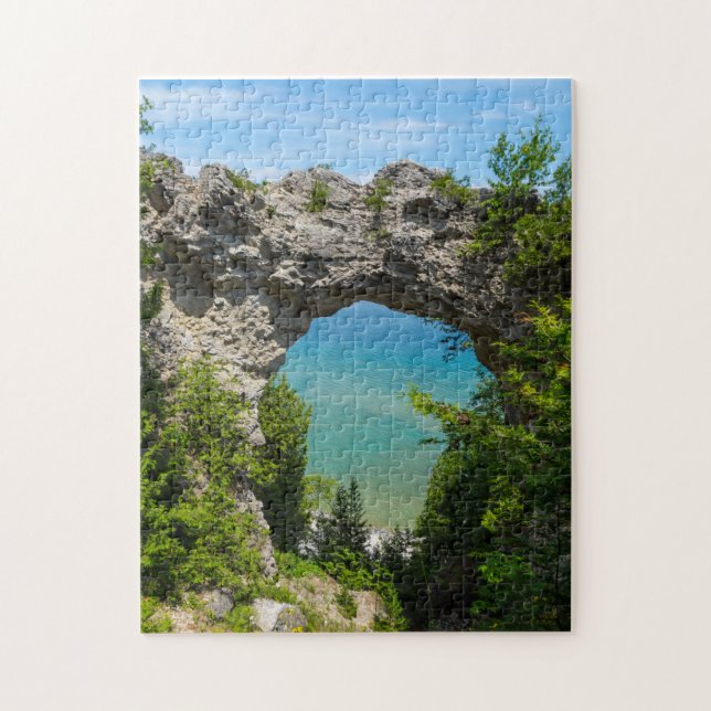 Mackinacs Arch Rock Jigsaw Puzzle (Vertical)