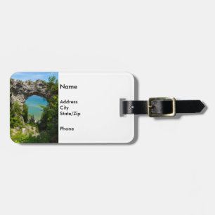 Mackinacs Arch Rock Luggage Tag