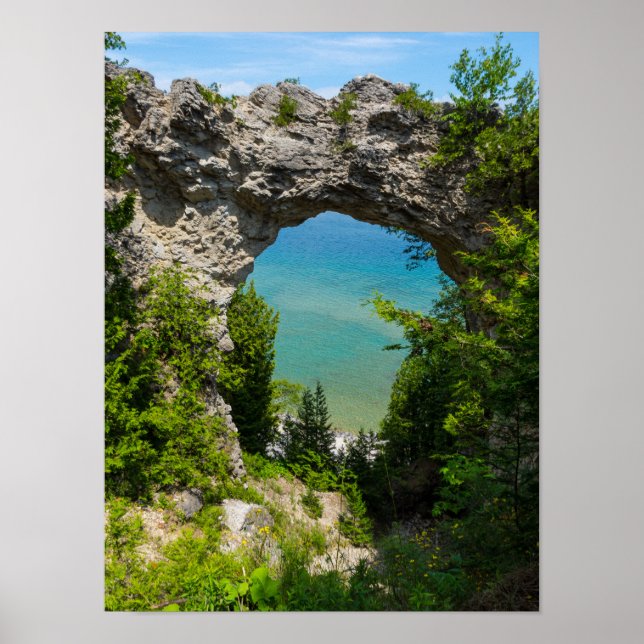 Mackinacs Arch Rock Poster (Front)