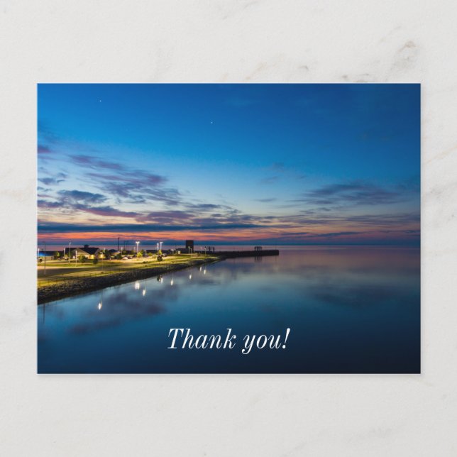 Mackinaw City Dawn Postcard (Front)