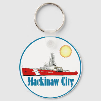 Mackinaw City Michigan Key Ring