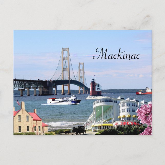 Mackinaw Postcard (Front)