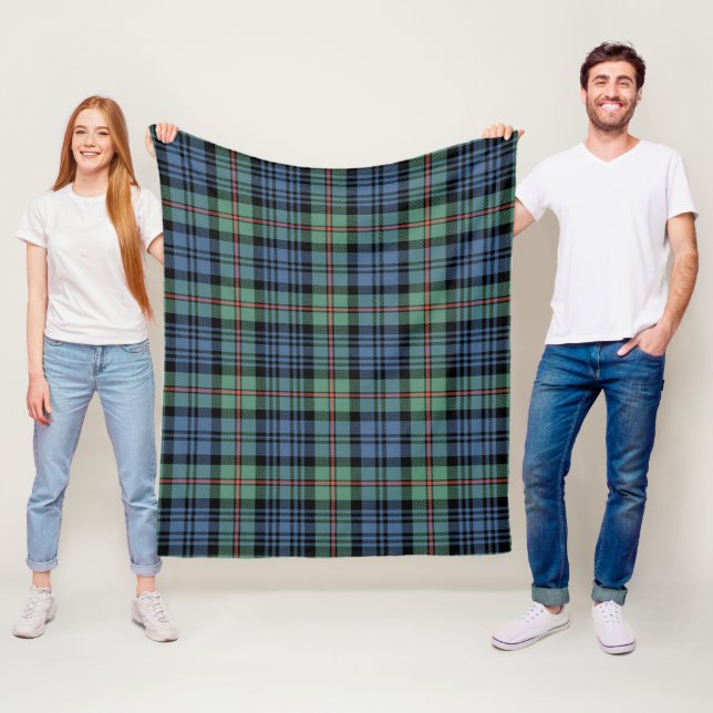 MacKinlay Ancient Plaid Fleece Blanket (In Situ)
