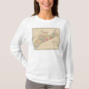 Mackinlay's map of the Province of Nova Scotia 3 T-Shirt