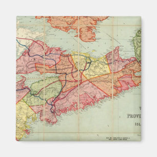 Mackinlay's map of the Province of Nova Scotia 4 Magnet