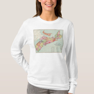 Mackinlay's map of the Province of Nova Scotia T-Shirt