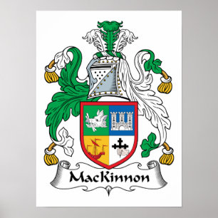 MacKinnon Family Crest Poster