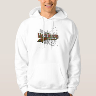 MacKinnon Tartan Grunge Hoodie