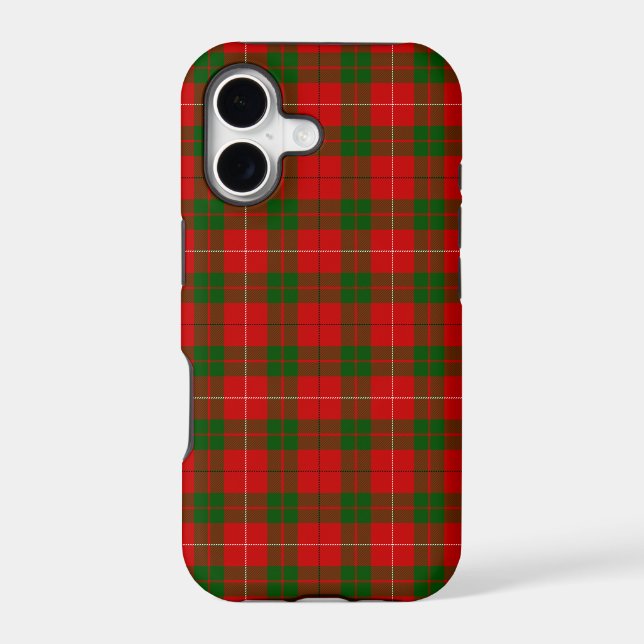 MacKinnon tartan red green plaid (Back)
