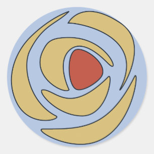 Mackinroses ~ Single Roses Classic Round Sticker