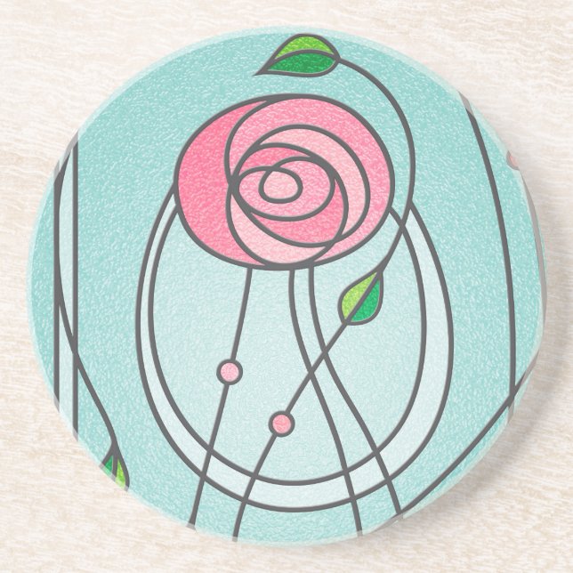 Mackintosh Rose Coaster (Front)