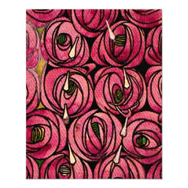 Mackintosh - Roses, fine art painting Photo Print (Front)