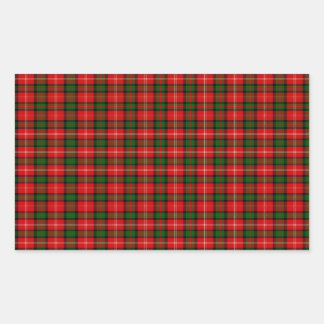 MacKintosh Tartan Rectangular Sticker