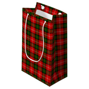 MacKintosh tartan red green plaid Small Gift Bag