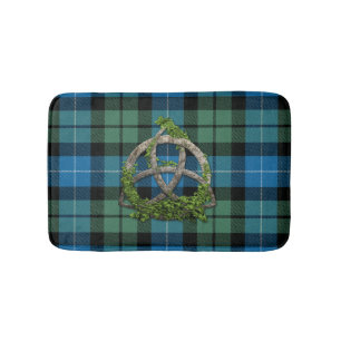 MacKirdy Tartan And Celtic Trinity Knot Bath Mat
