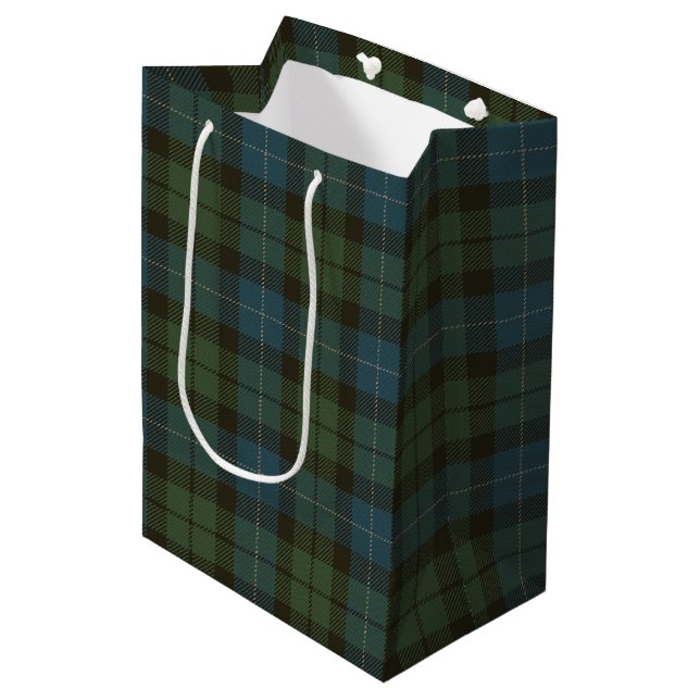 MacKirdy Tartan Medium Gift Bag (Front Angled)