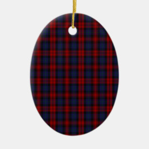 MacLachlan / McLaughlin Clan Tartan Ceramic Ornament