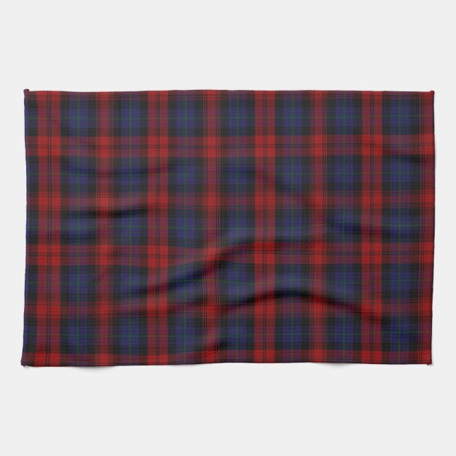 MacLachlan /  McLaughlin Clan Tartan Tea Towel (Horizontal)