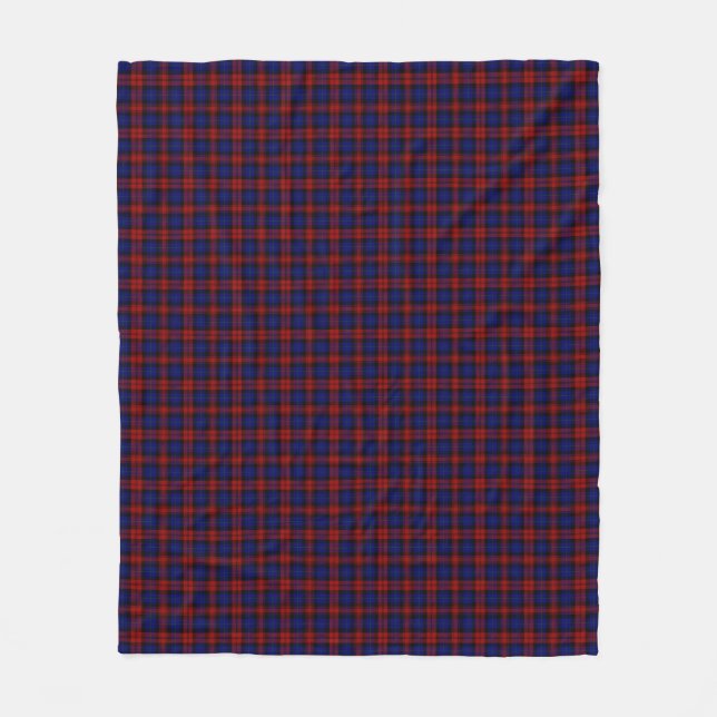MacLachlan / McLaughlin Tartan  Fleece Blanket (Front)