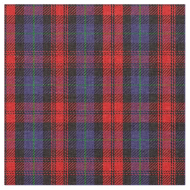 MacLachlan Tartan Print Fabric (Close Up)