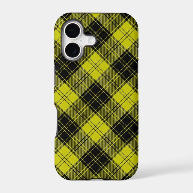 MacLachlan tartan yellow black plaid (Back)
