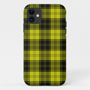 MacLachlan tartan yellow black plaid iPhone 11 Case