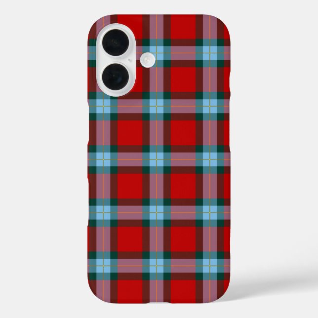MacLaine Tartan Red Plaid Case-Mate iPhone Case (Back)