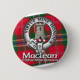 Maclean Clan 6 Cm Round Badge
