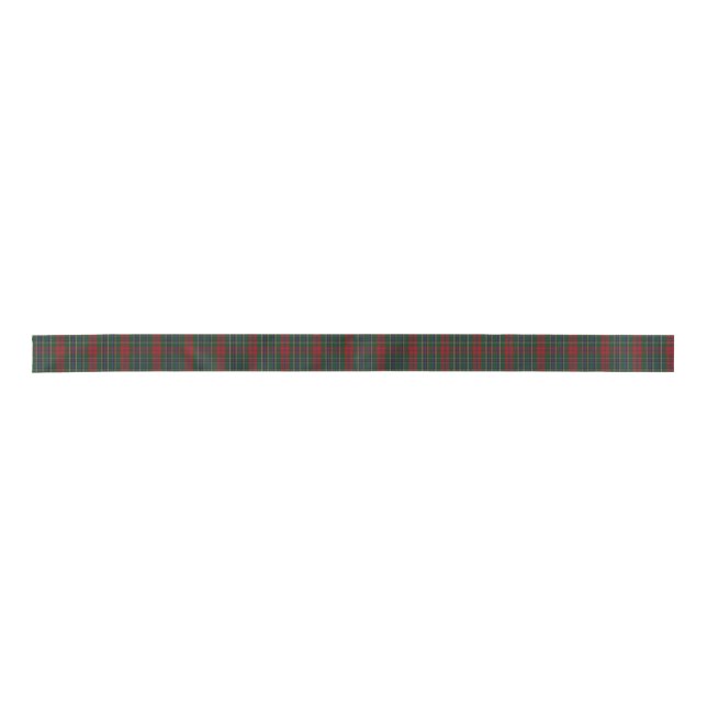 MacLean Clan Plaid Ribbon Satin Ribbon (Front)