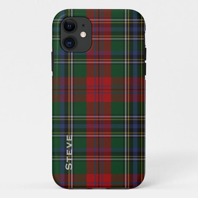 MacLean Clan Tartan Plaid iPhone 5S Case (Back)