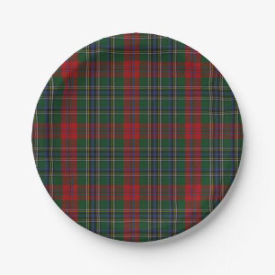 MacLean Clan Tartan Plaid Paper Plate