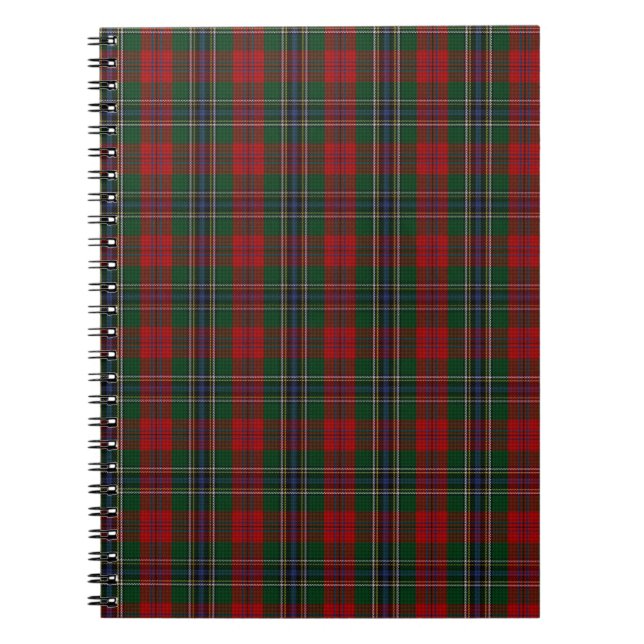 MacLean / McLean Clan Family Tartan Notebook (Front)