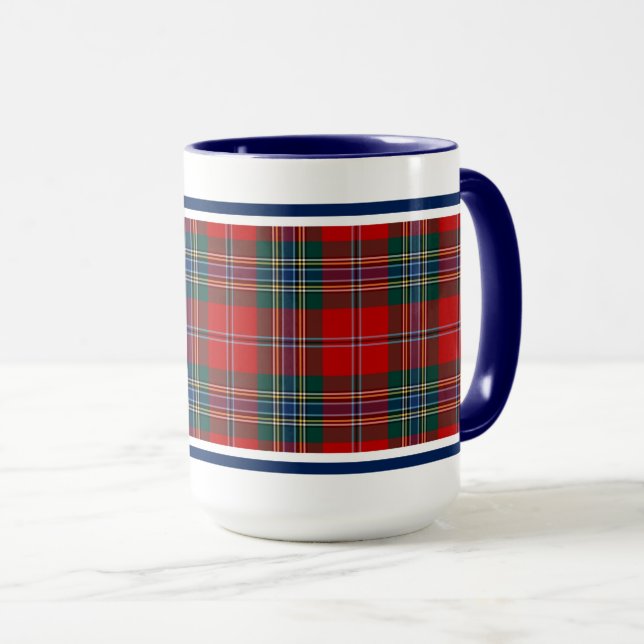 MacLean of Duart Clan Tartan Mug (Front Right)