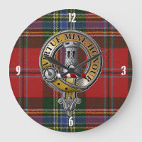 MacLean Tartan & Badge