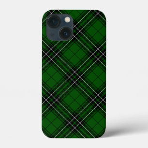 MacLean Tartan Green and Black Plaid iPhone 13 Mini Case