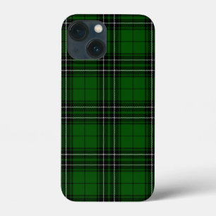 MacLean Tartan Green and Black Plaid iPhone 13 Mini Case