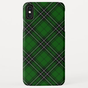MacLean Tartan Green and Black Plaid iPhone XS Max Case