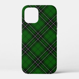MacLean Tartan Green and Black Plaid iPhone 12 Mini Case