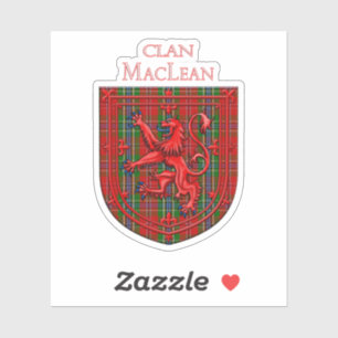 MacLean Tartan Scottish Plaid Lion Rampant