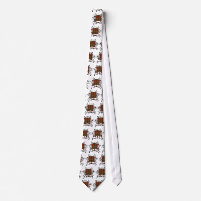MacLean Tartan Shield Tie (Front)